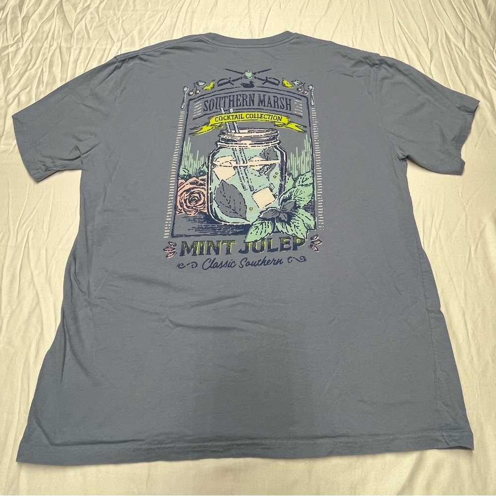 Southern Marsh Cocktail Collection Mint Julep Tee